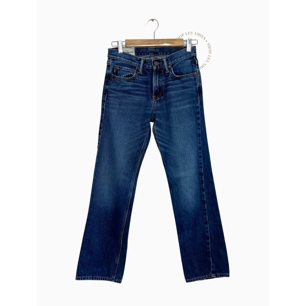 Abercrombie & Fitch Kids Girls Denim Classic Blue Straight Jeans Pants 16 Slim